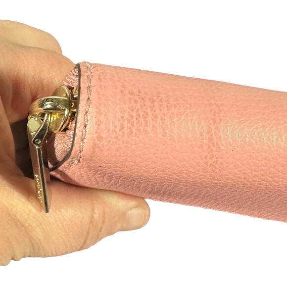 Kate Spade New York Pink Leather Zip Around Wallet - Picture 10 of 11